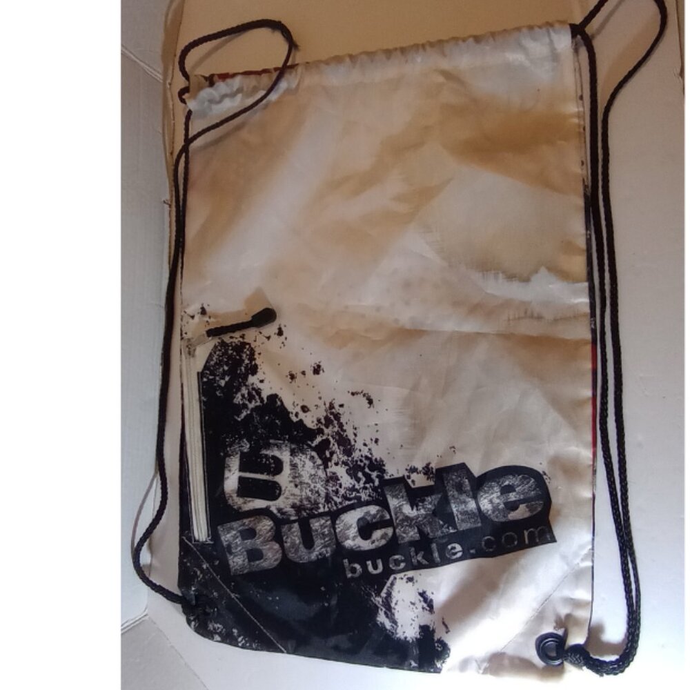 BKE Buckle Graffiti Design Drawstring Bag - Picture 5 of 10